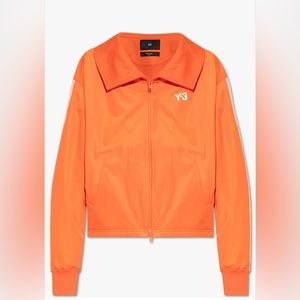 Y-3 YOHJI YAMAMOTO Womens SWEATSHIRT WITH STANDING COLLAR Size S Orange